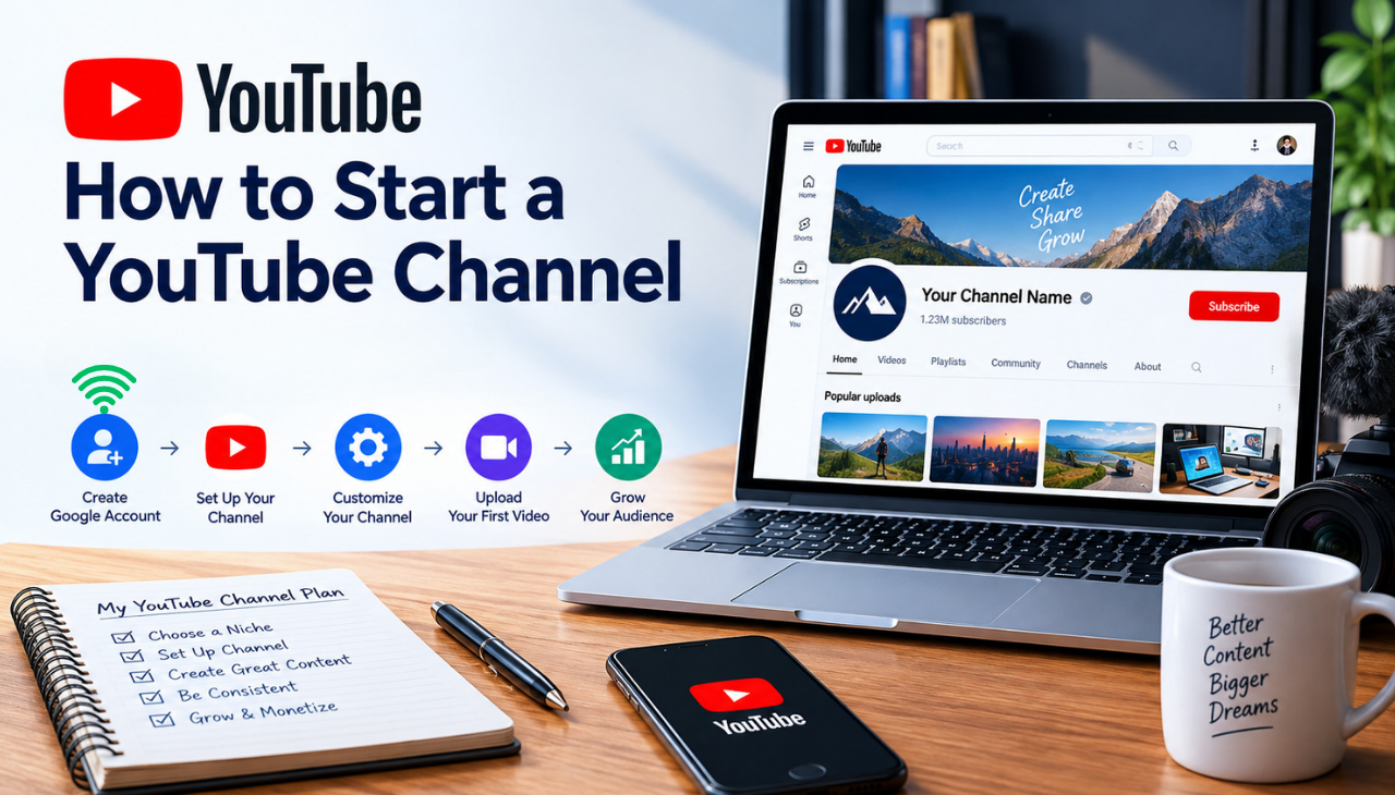How to Start a YouTube Channel